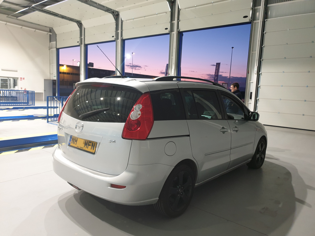 Mazda CX-5 finishes ITV import test early evening, in Murcia Mazda CX-5 inside ITV test centre